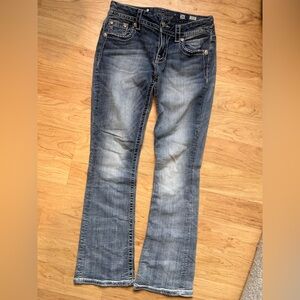 Miss Me Relaxed Mid-rise Blue Denim Jeans 26/31 Woman’s